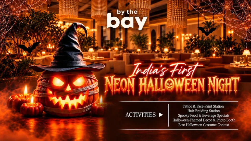 India’s First Neon Halloween Night banner