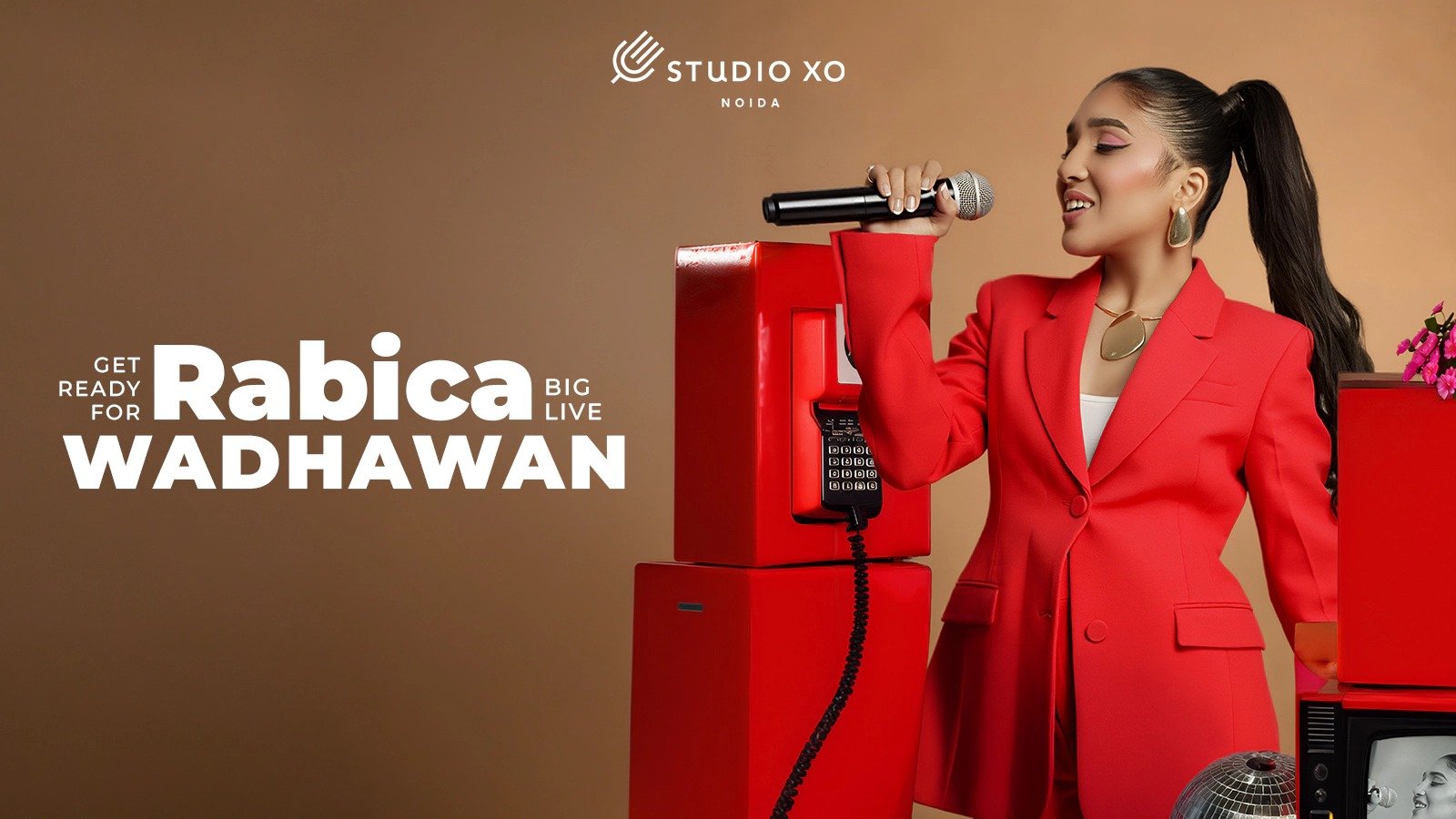 Studio XO Presents Rabica Wadhawan Live banner