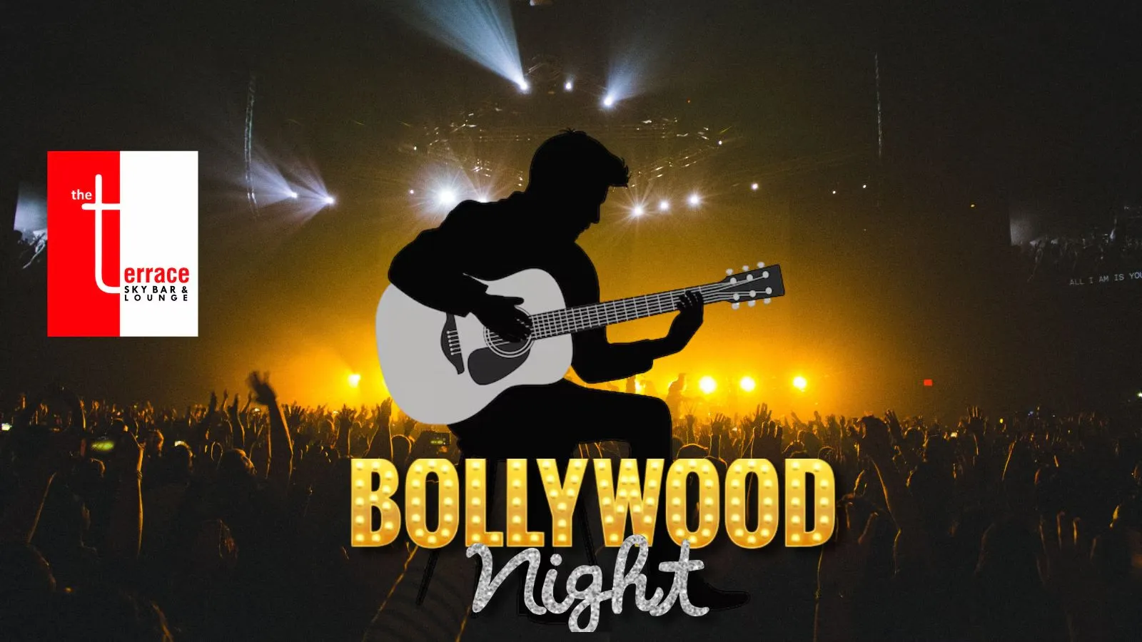 Bollywood Night at the Terrace Ghaziabad banner