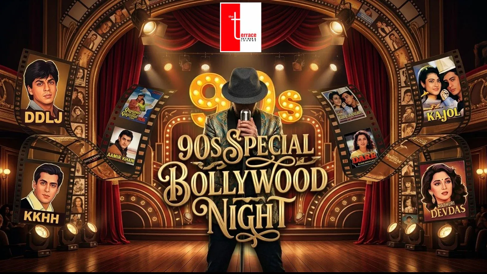 90’s Special Bollywood Night banner
