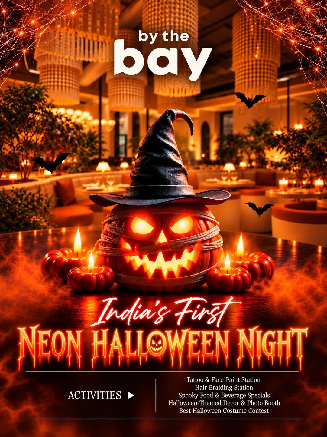 India’s First Neon Halloween Night