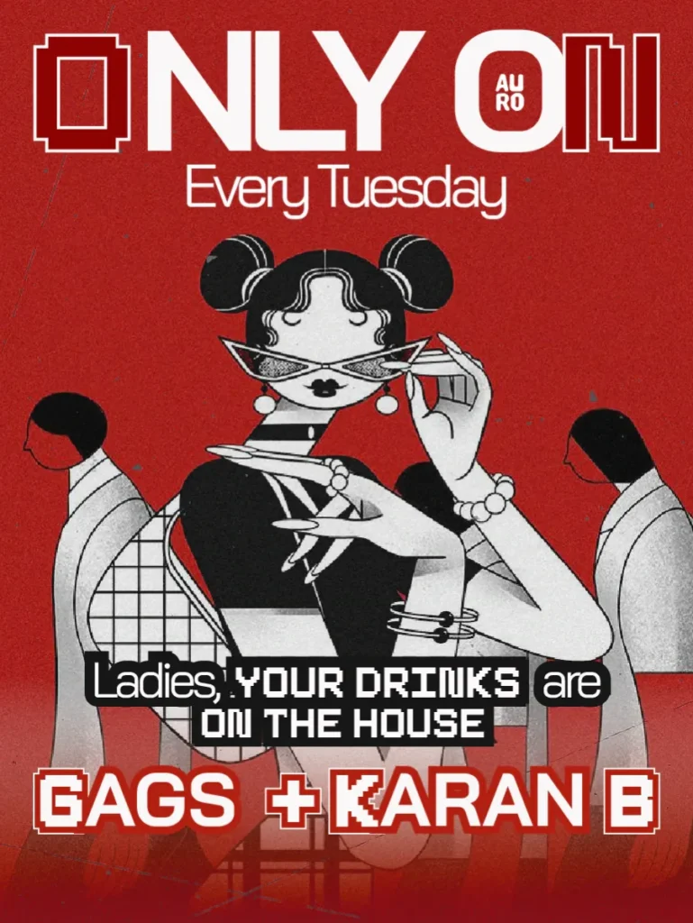 Only on Tuesdays at Auro